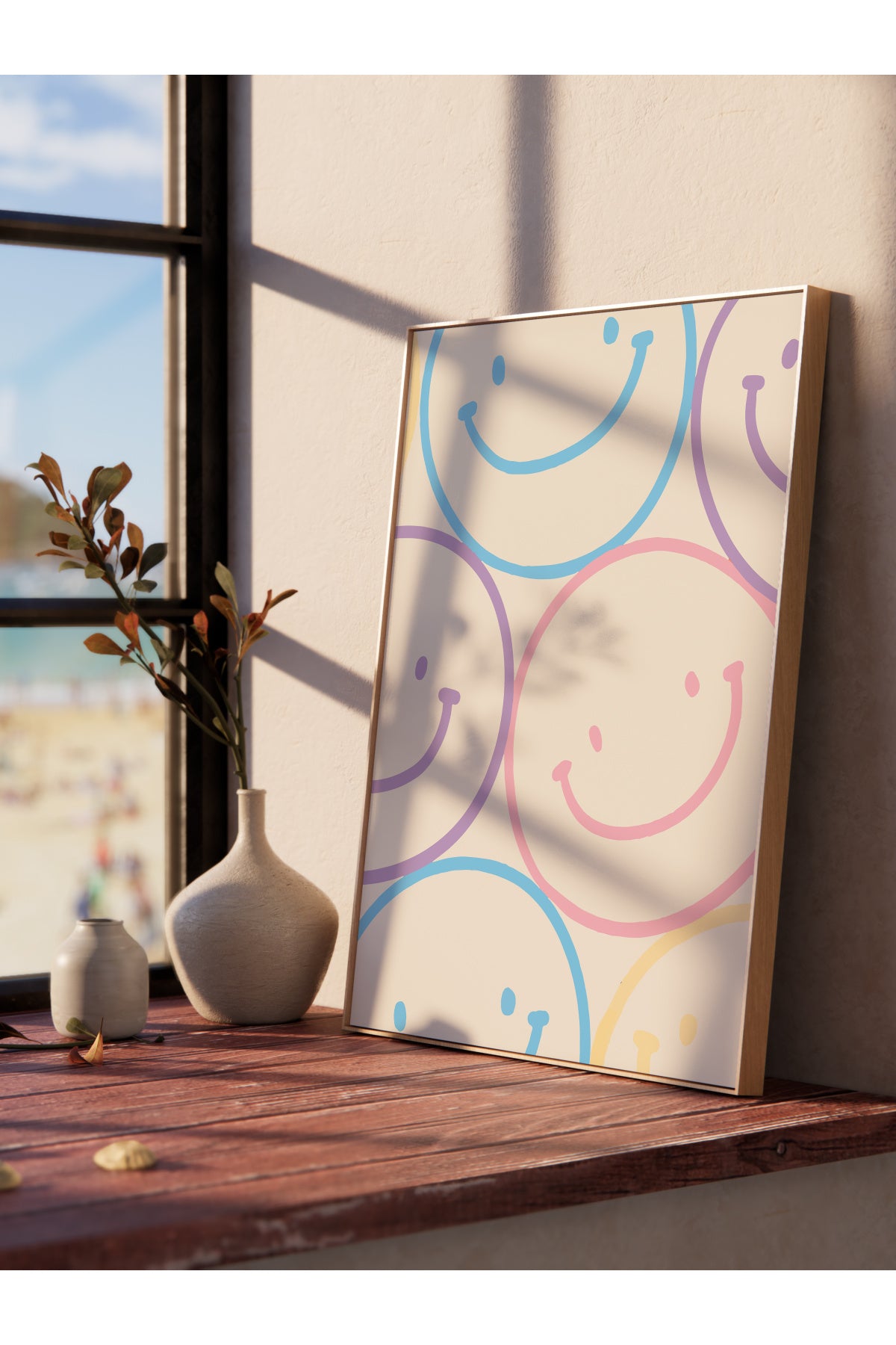 Pastel Tonlar Poster, Estetik Tasarım - Çerçevesiz