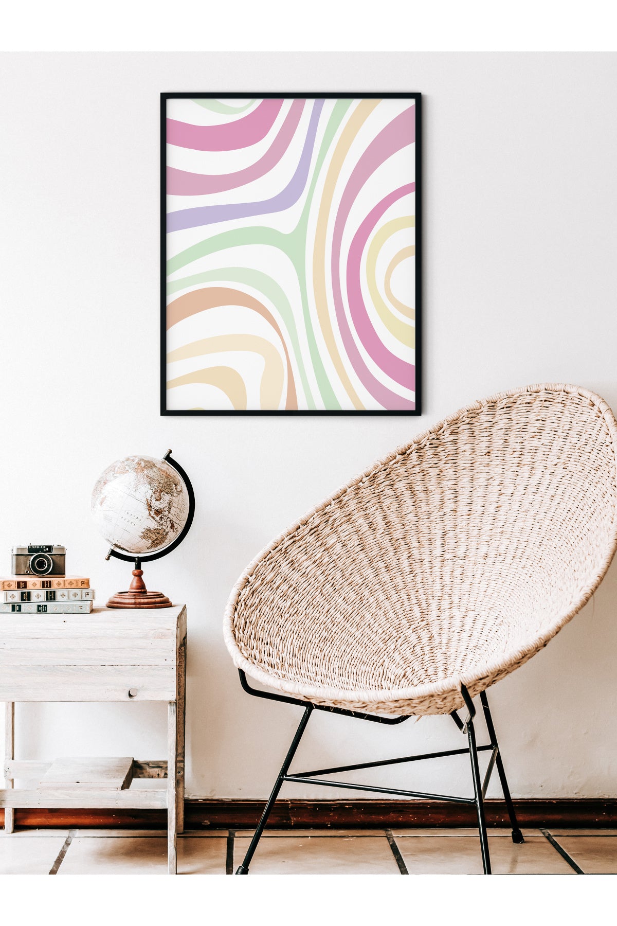 Pastel Tonlar Poster, Estetik Tasarım - Çerçevesiz