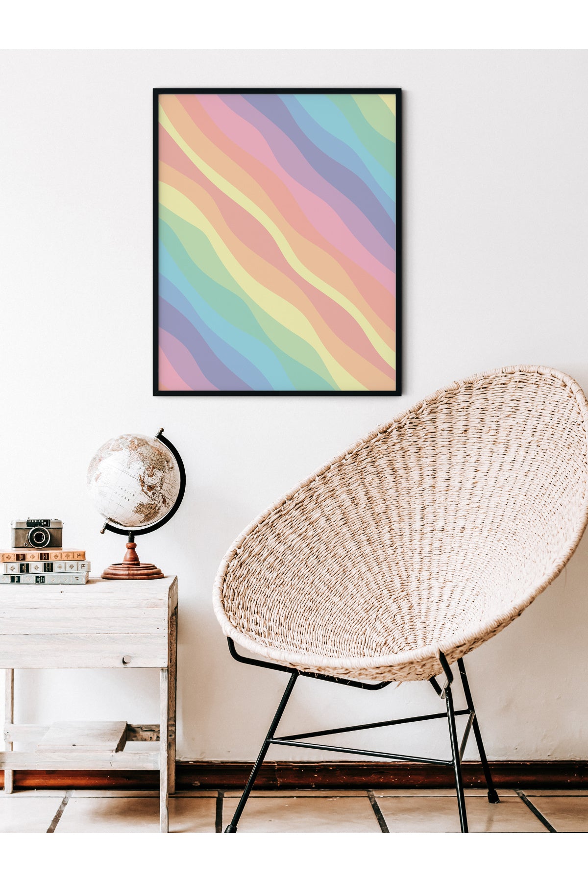 Pastel Tonlar Poster, Estetik Tasarım - Çerçevesiz