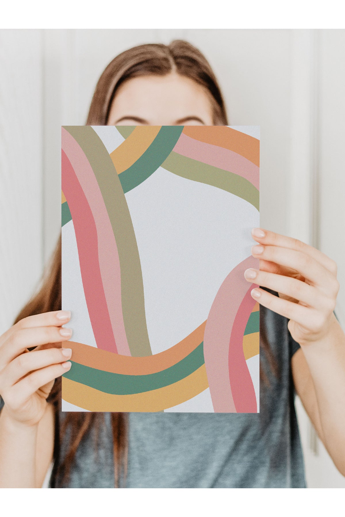 Pastel Tonlar Poster, Estetik Tasarım - Çerçevesiz