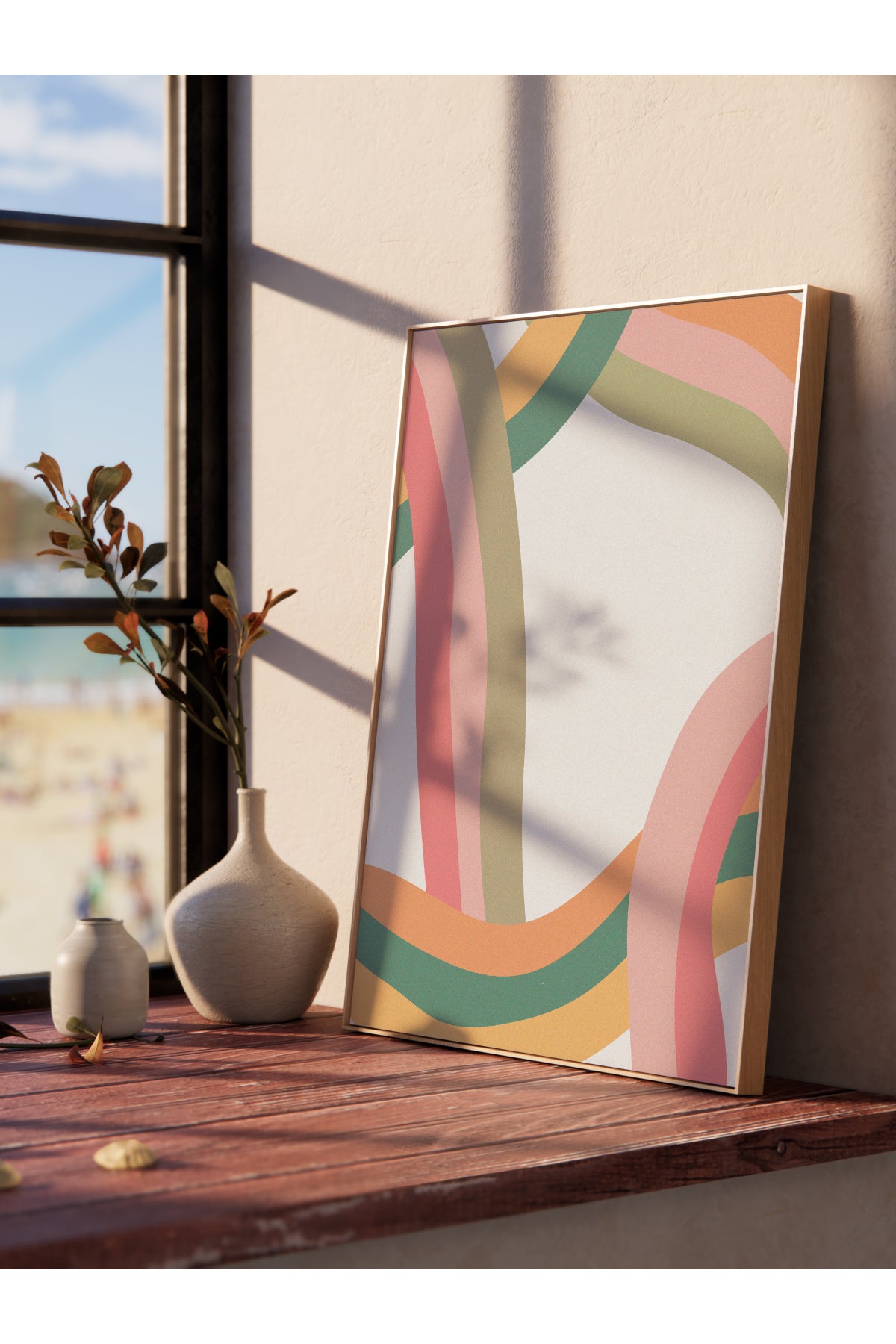 Pastel Tonlar Poster, Estetik Tasarım - Çerçevesiz