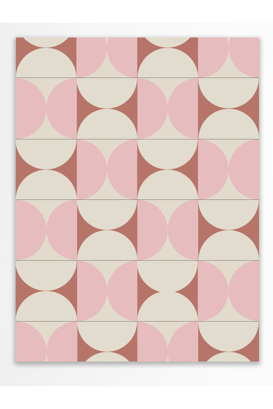 Geometrik Soyut Desen Çerçevesiz Poster