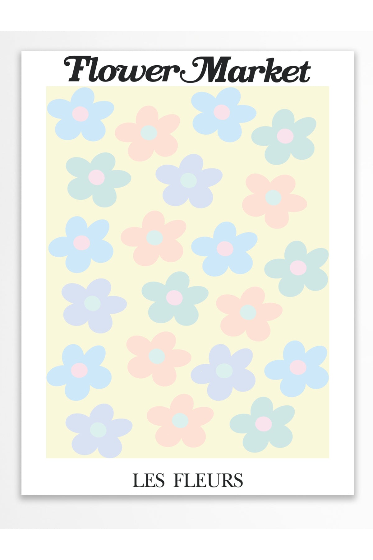 Pastel Tonlar Poster, Estetik Tasarım - Çerçevesiz