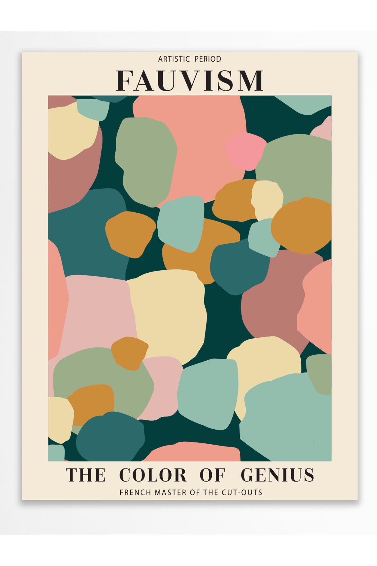 Pastel Tonlar Poster, Estetik Tasarım - Çerçevesiz