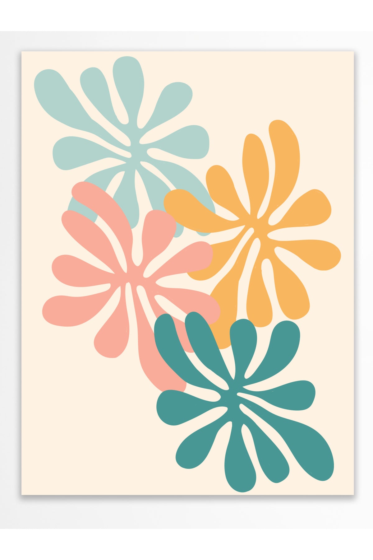 Pastel Tonlar Poster, Estetik Tasarım - Çerçevesiz