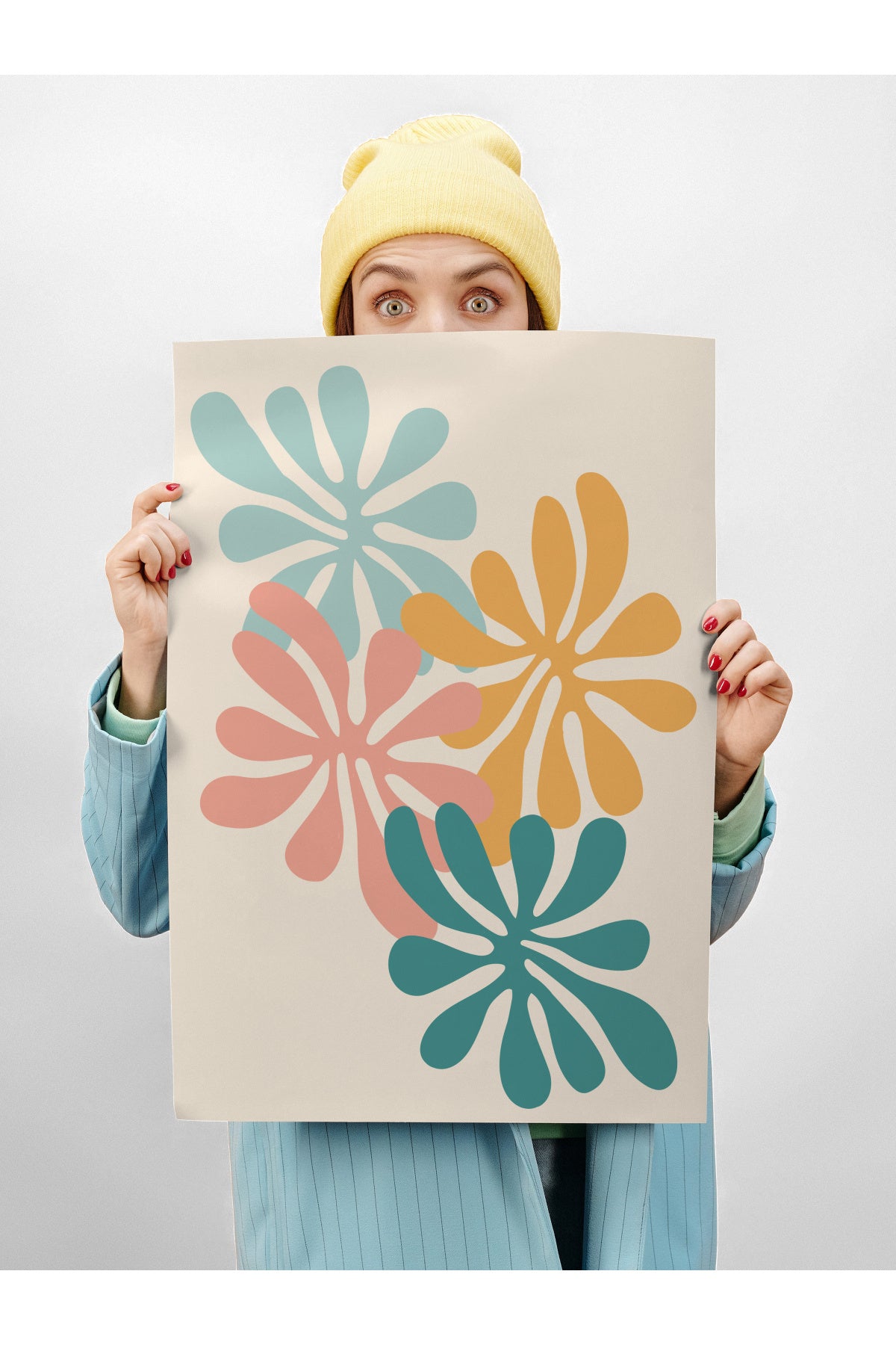 Pastel Tonlar Poster, Estetik Tasarım - Çerçevesiz