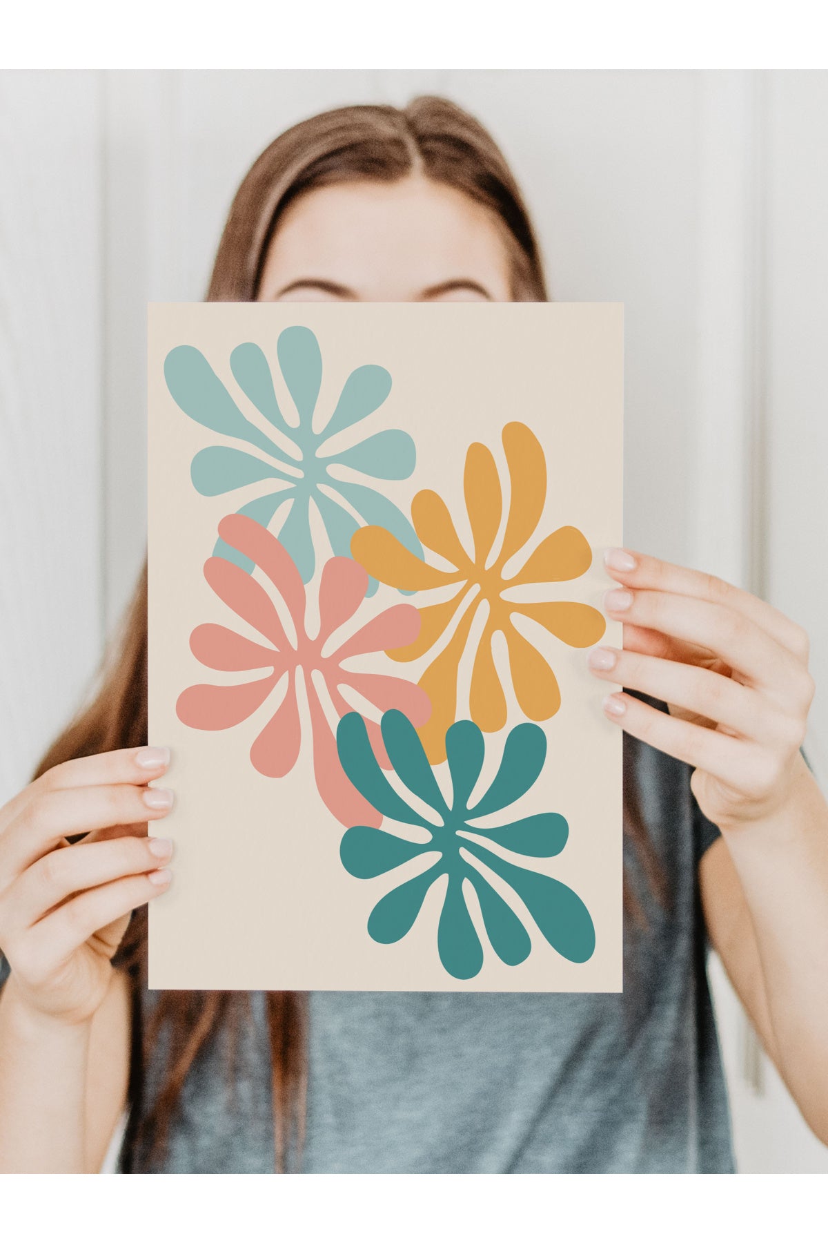 Pastel Tonlar Poster, Estetik Tasarım - Çerçevesiz