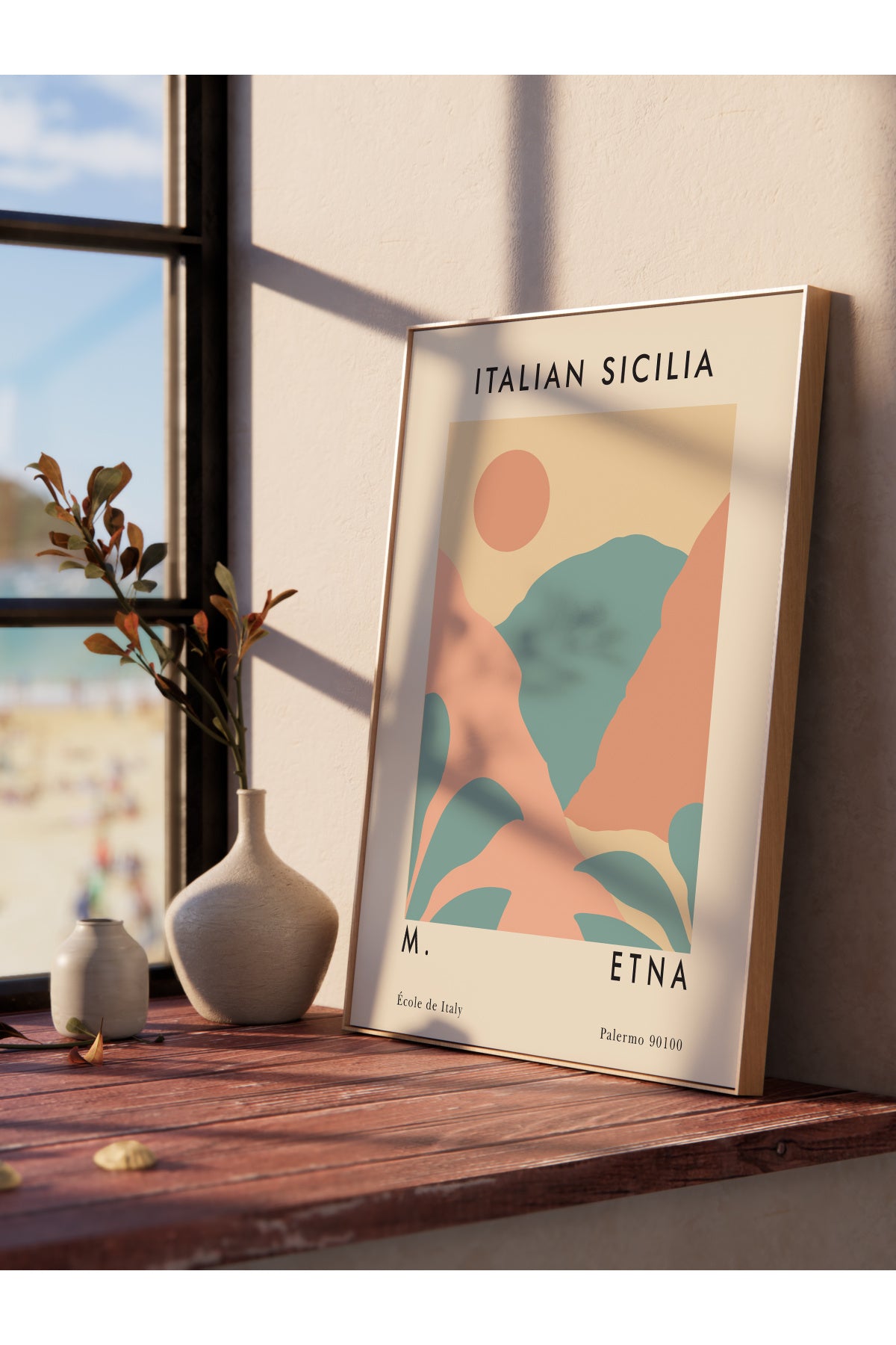 Pastel Tonlar Poster, Estetik Tasarım - Çerçevesiz