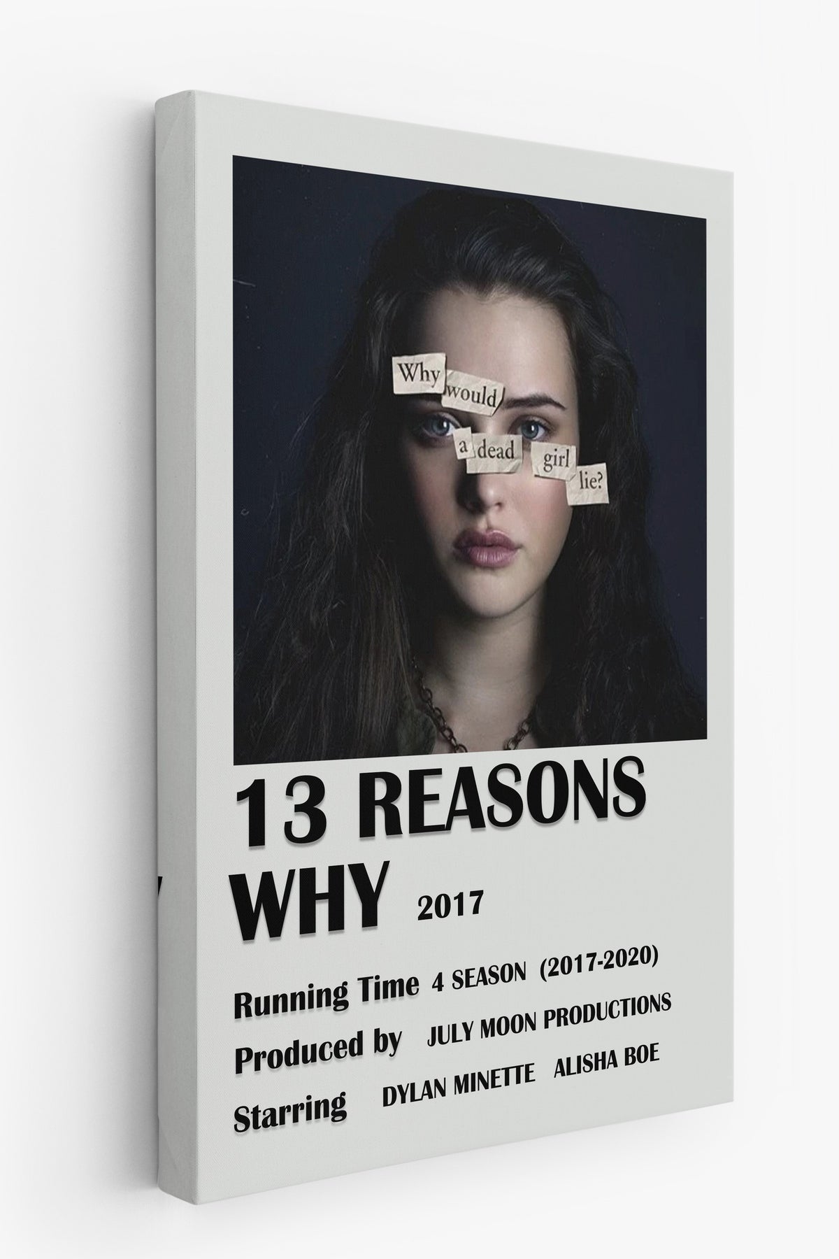 13 REASONS WHY Film Kanvas Tablo