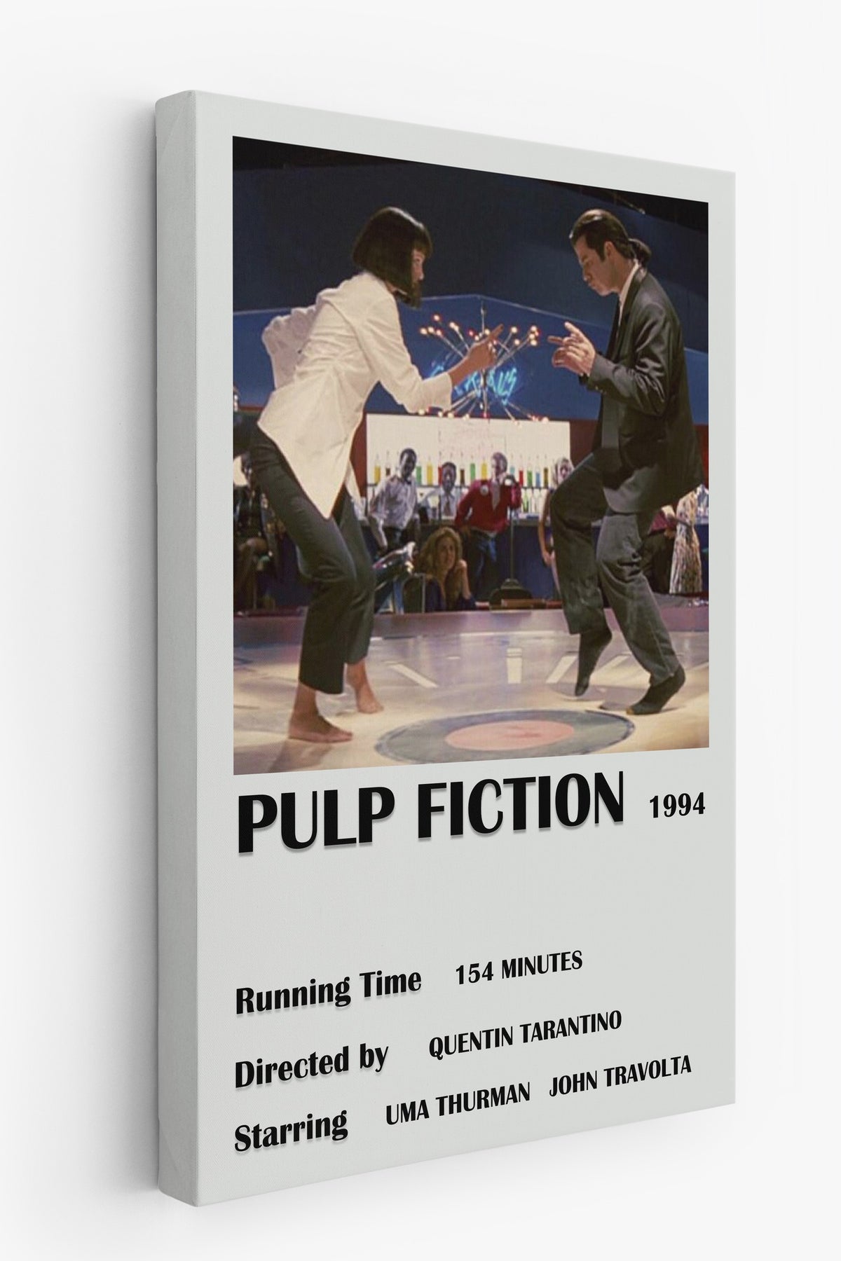 PULP FICTION 1994 Film Kanvas Tablo