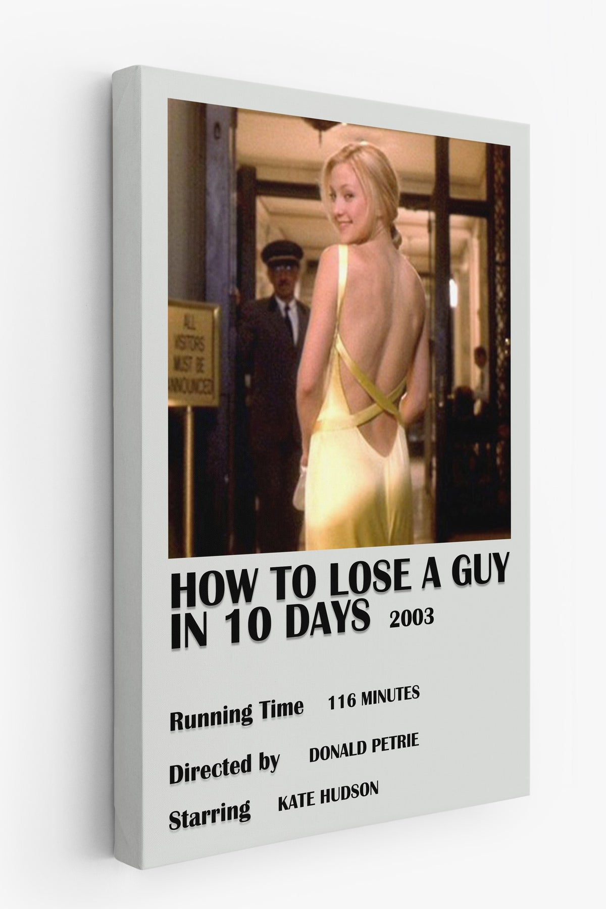 HOW TO LOSE A GUY IN 10 DAYS Film Kanvas Tablo
