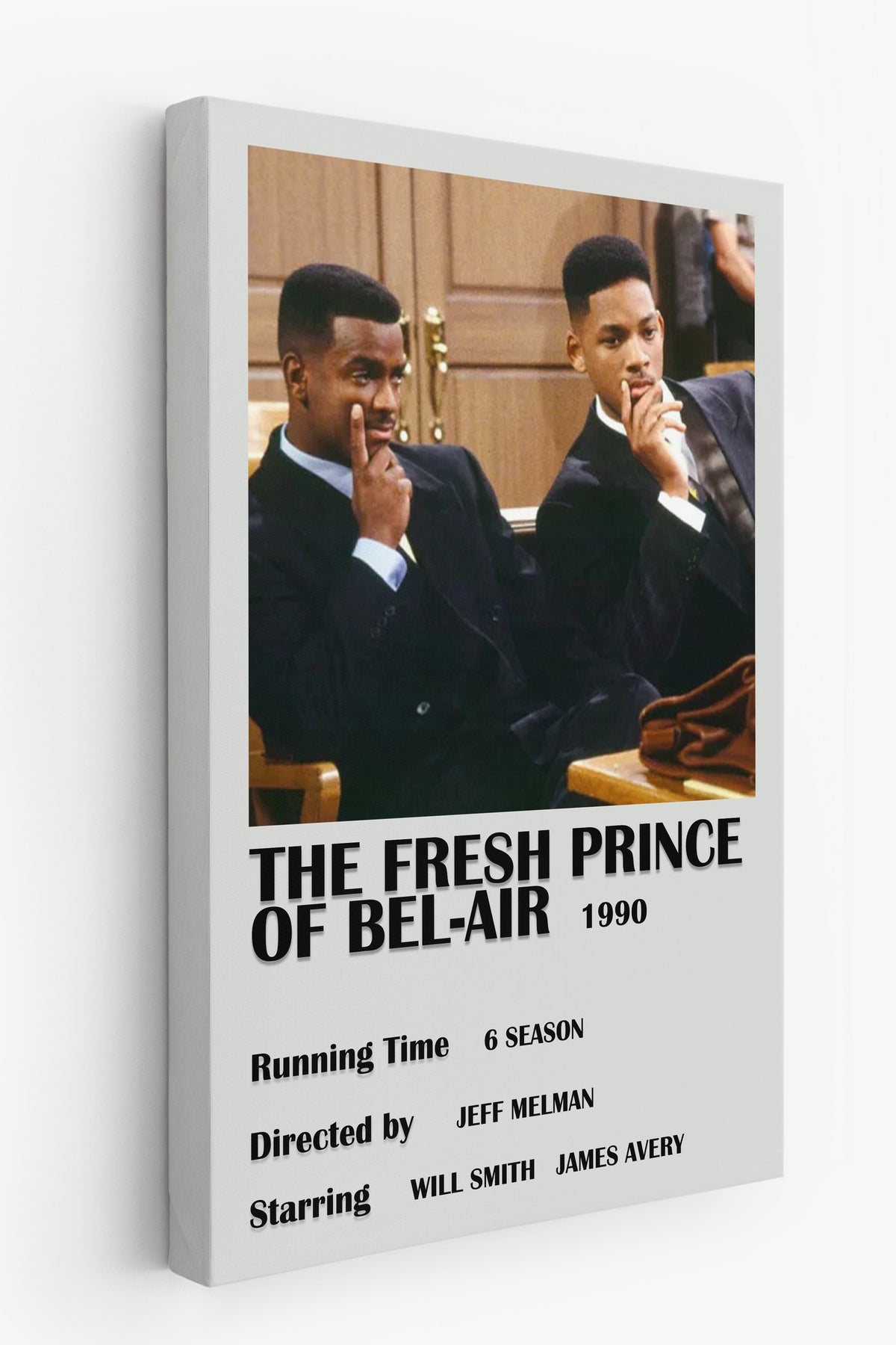 THE FRESH PRINCE OF BEL-AIR 1990 Film Kanvas Tablo