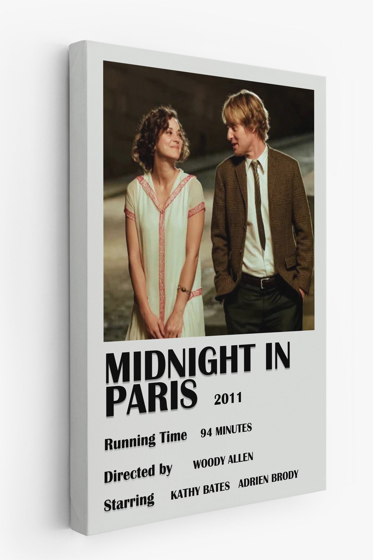 Midnight in Paris Film Kanvas Tablo