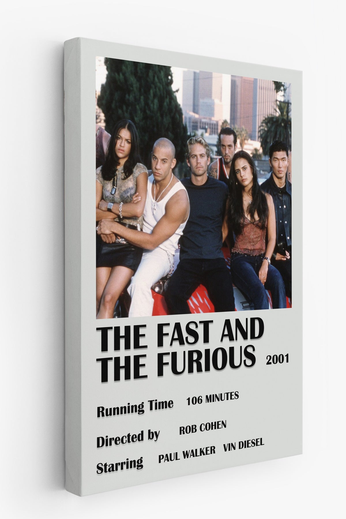THE FAST AND THE FURIOUS Film Kanvas Tablo