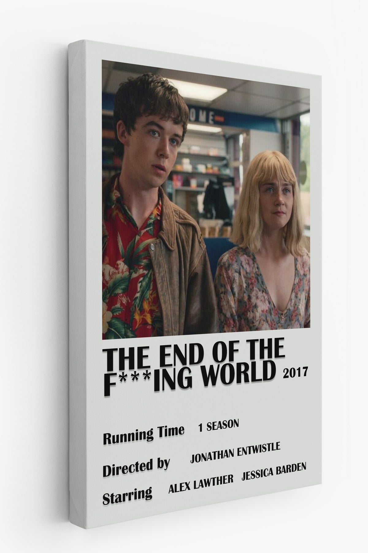THE END OF THE F***ING WORLD 2017 Film Kanvas Tablo