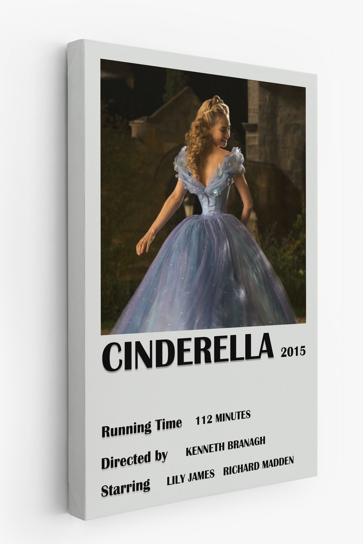 CINDERELLA 2015 Film Kanvas Tablo