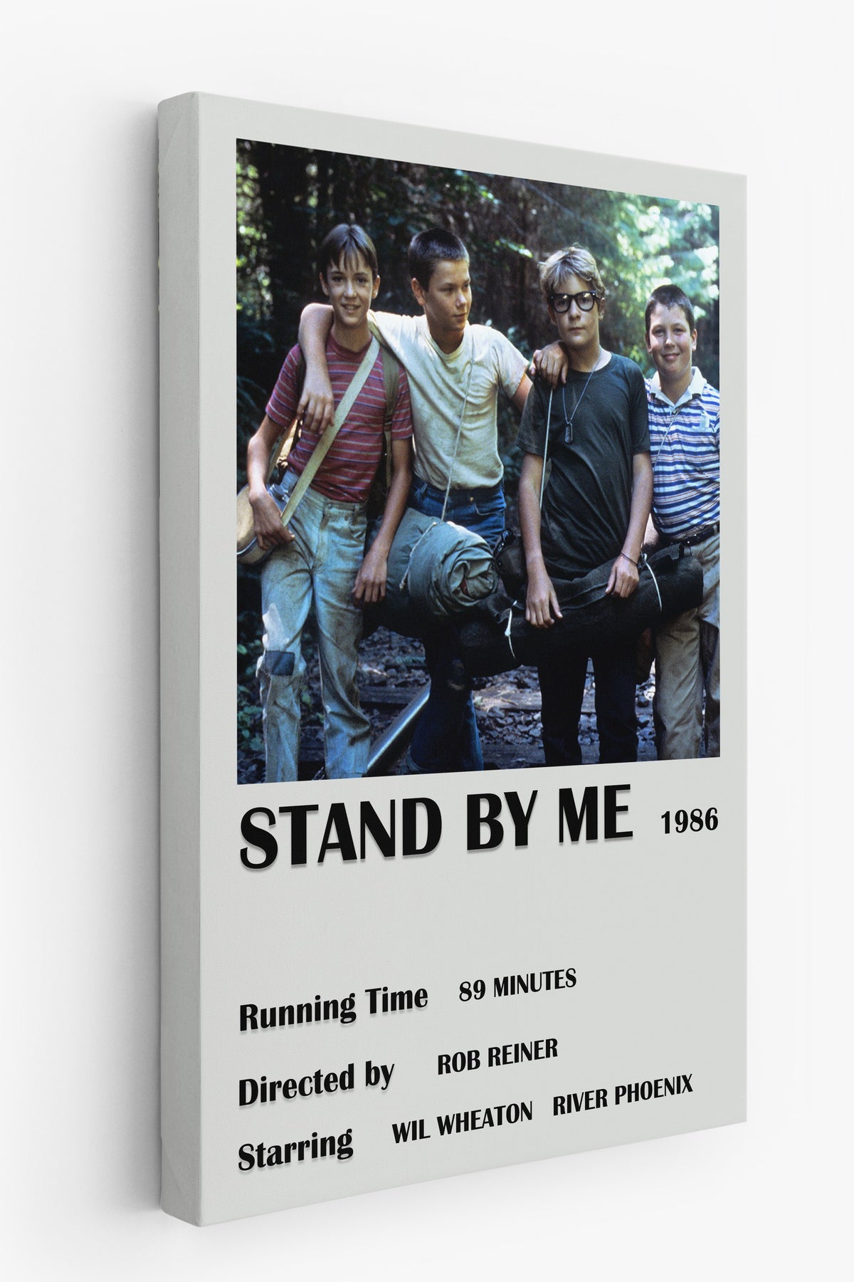 Stand by Me 1986 Film Kanvas Tablo