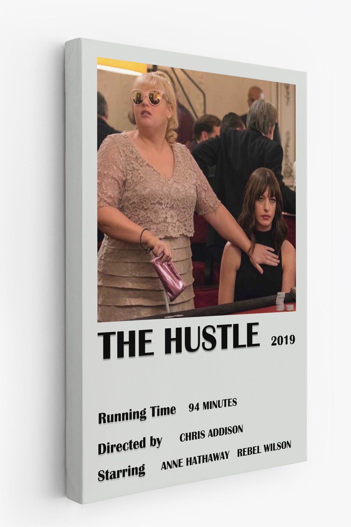 THE HUSTLE 2019 Film Kanvas Tablo