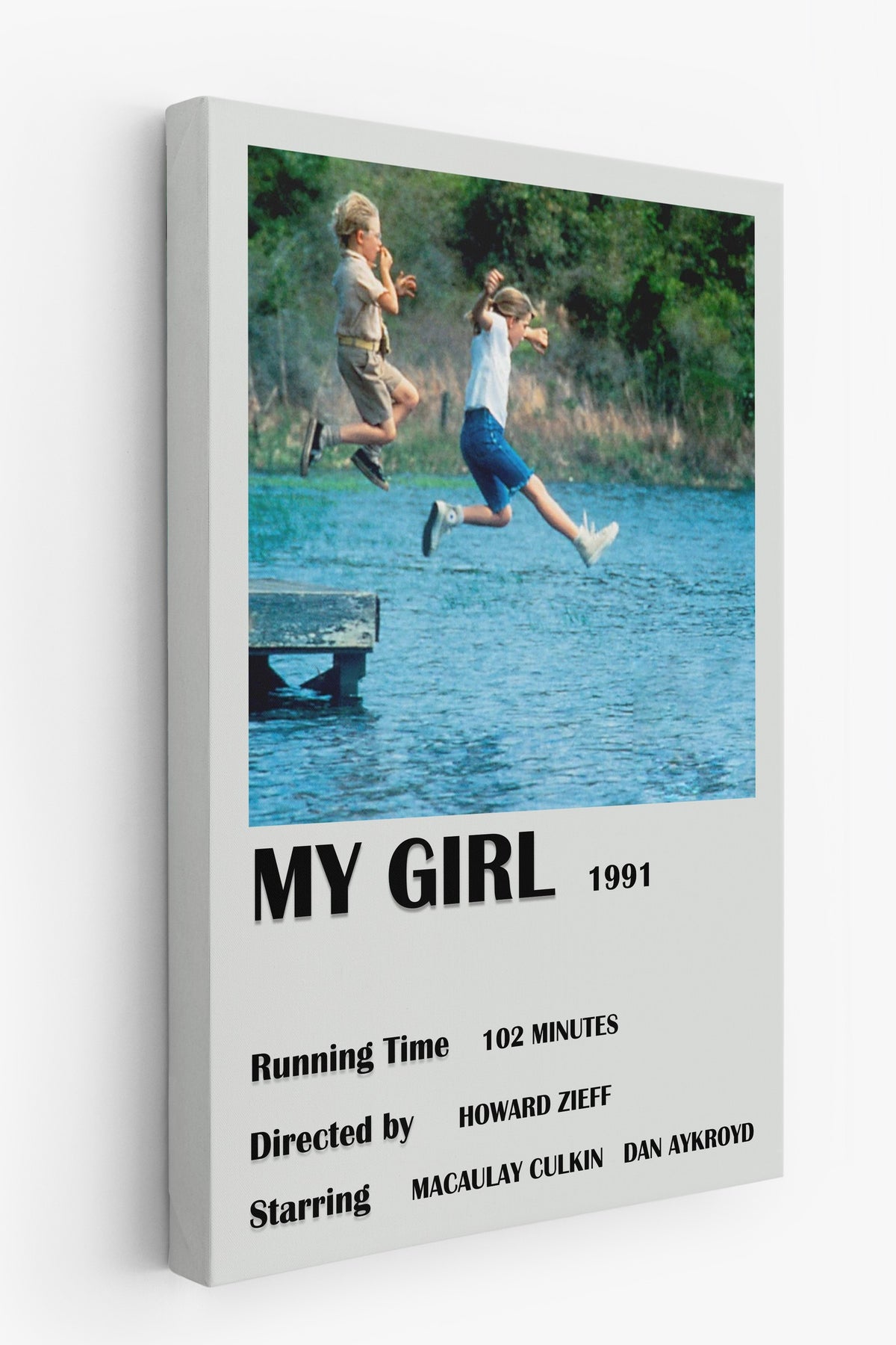 Farklı Tonlarda MY GIRL 1991 Film Kanvas Tablo