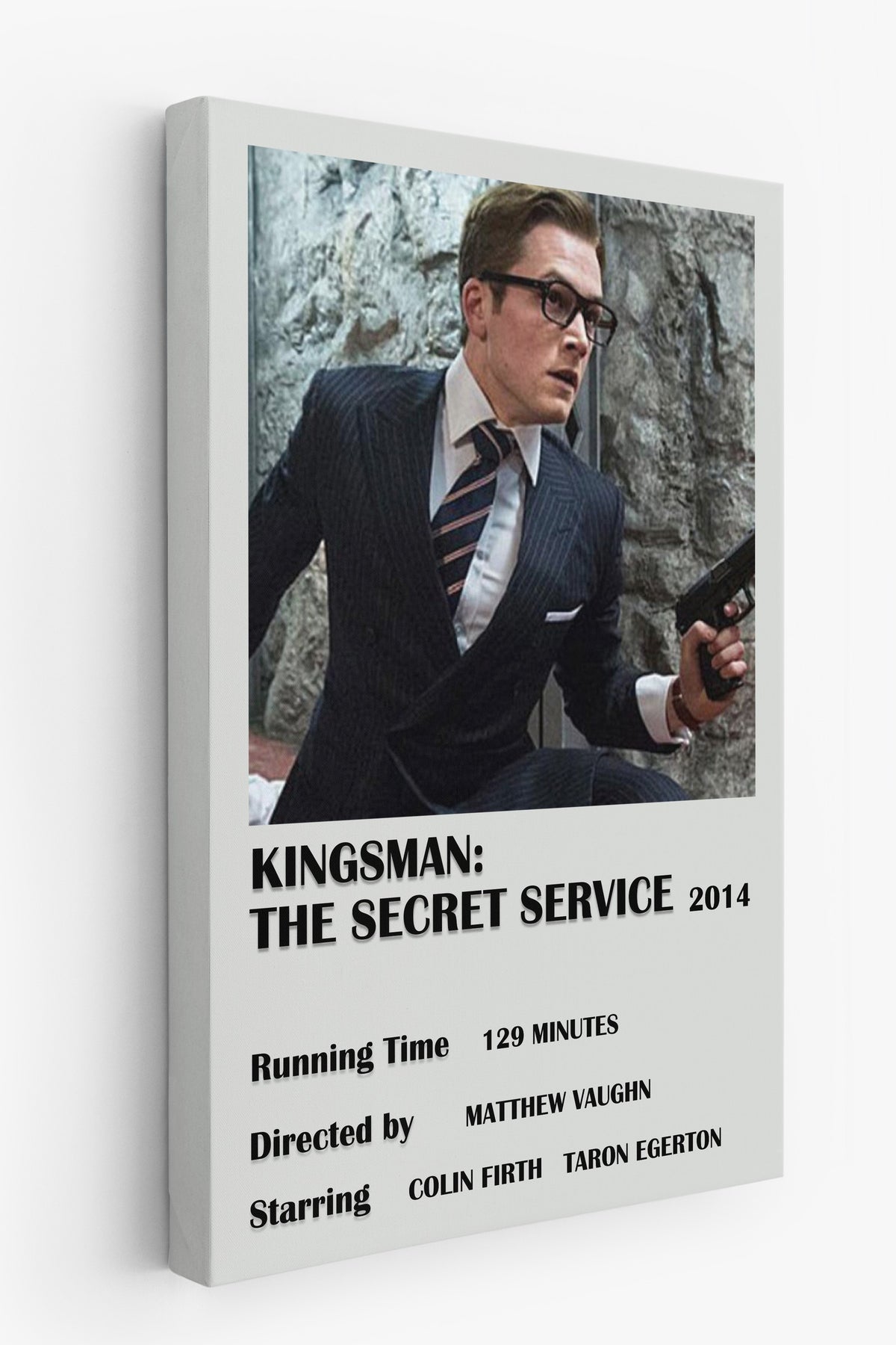 KINGSMAN: THE SECRET SERVICE 2014 Film Kanvas Tablo