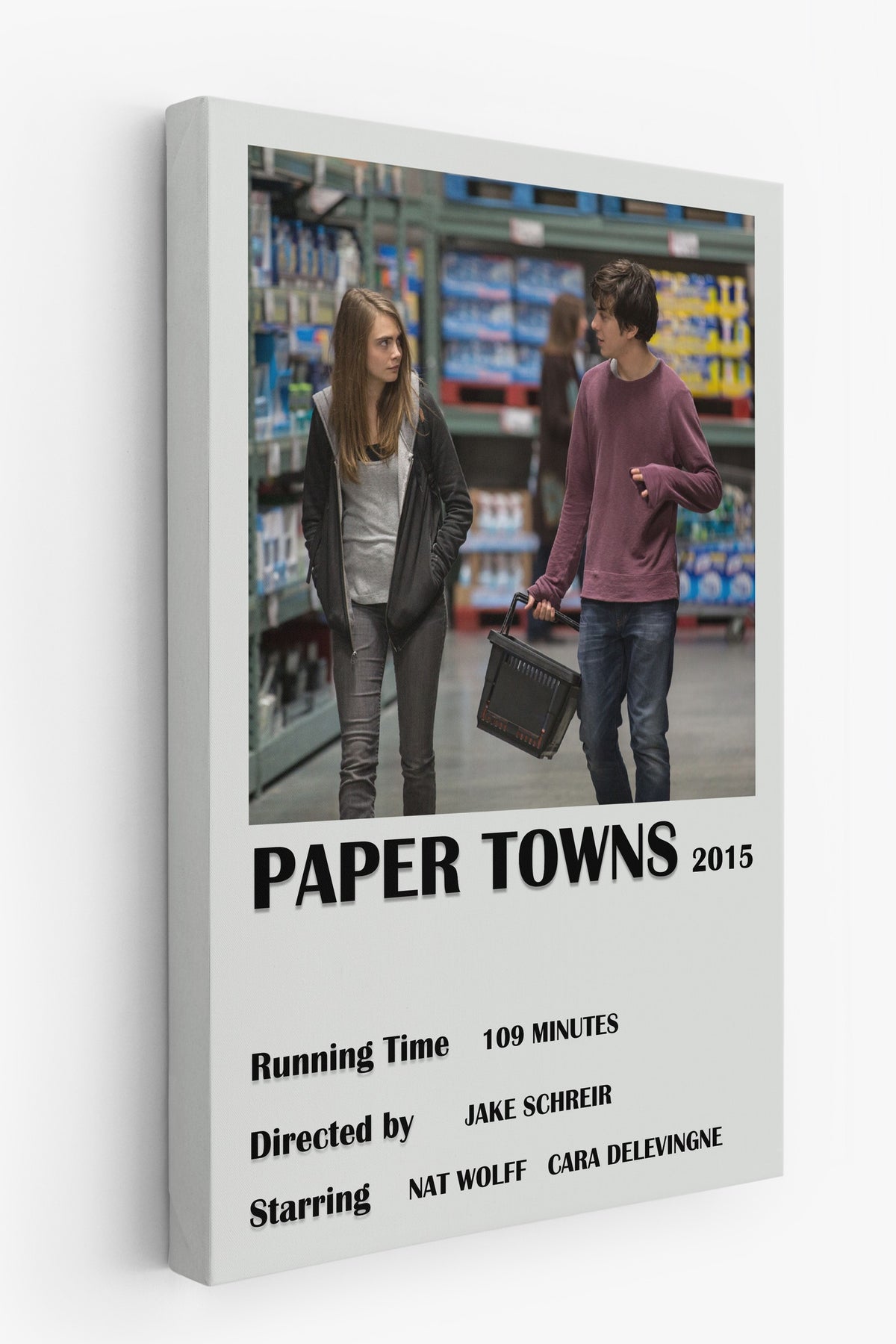 PAPER TOWNS 2015 Film Kanvas Tablo