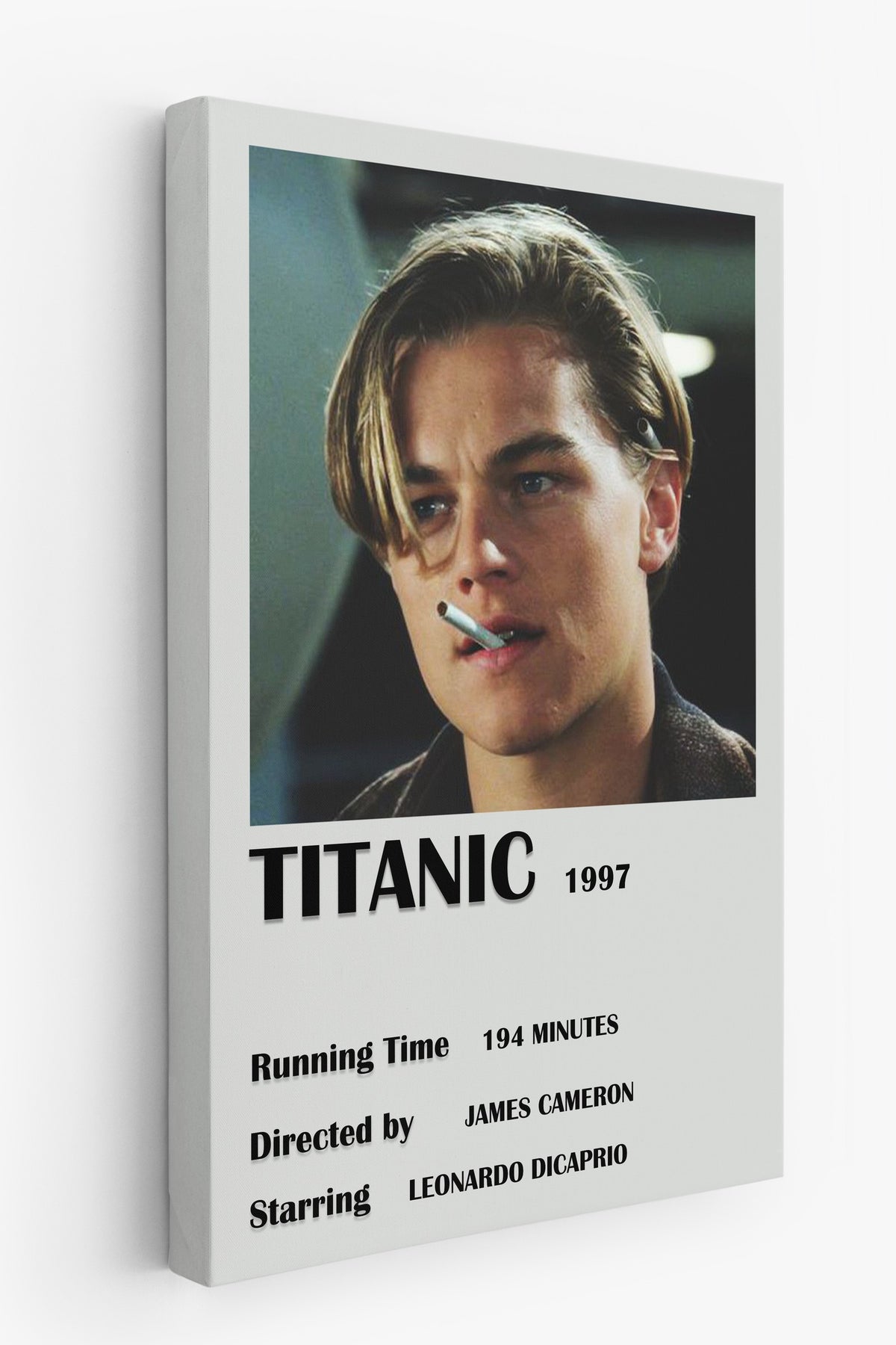 TITANIC 1997 Film Kanvas Tablo