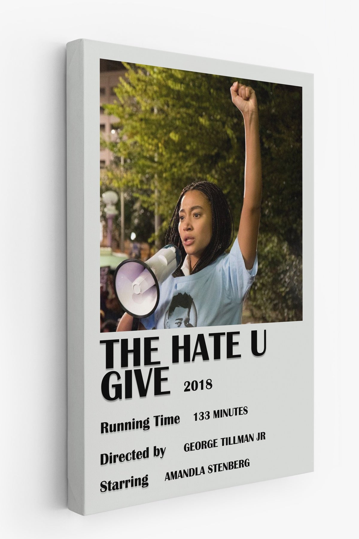 THE HATE U GIVE Film Kanvas Tablo