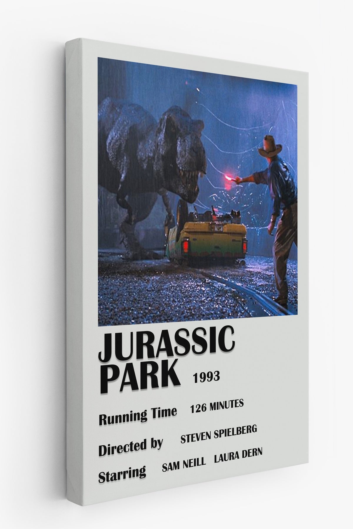 Jurassic Park Film Kanvas Tablo