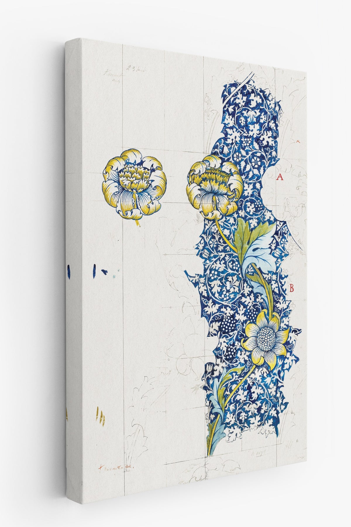 William Morris No:26 Modern Sanat - Sanat Dekor Serisi - Duvar Tablosu, HD Baskı Kanvas Tablo