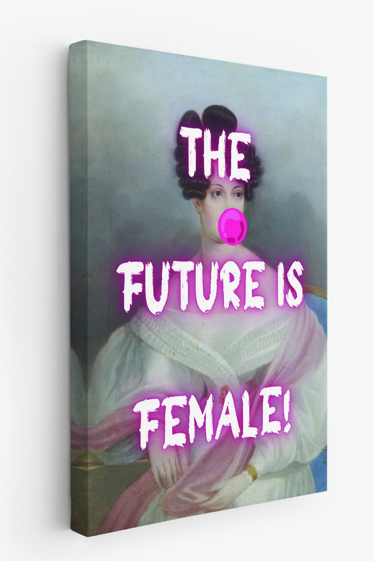 THE FUTURE IS FEMALE! Alternatif Sanat Kanvas Tablo