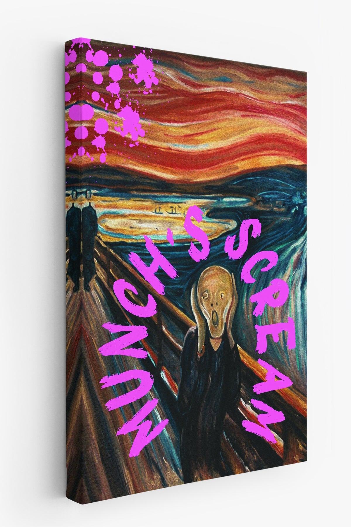 MUNCH'S SCREAM Alternatif Sanat Kanvas Tablo