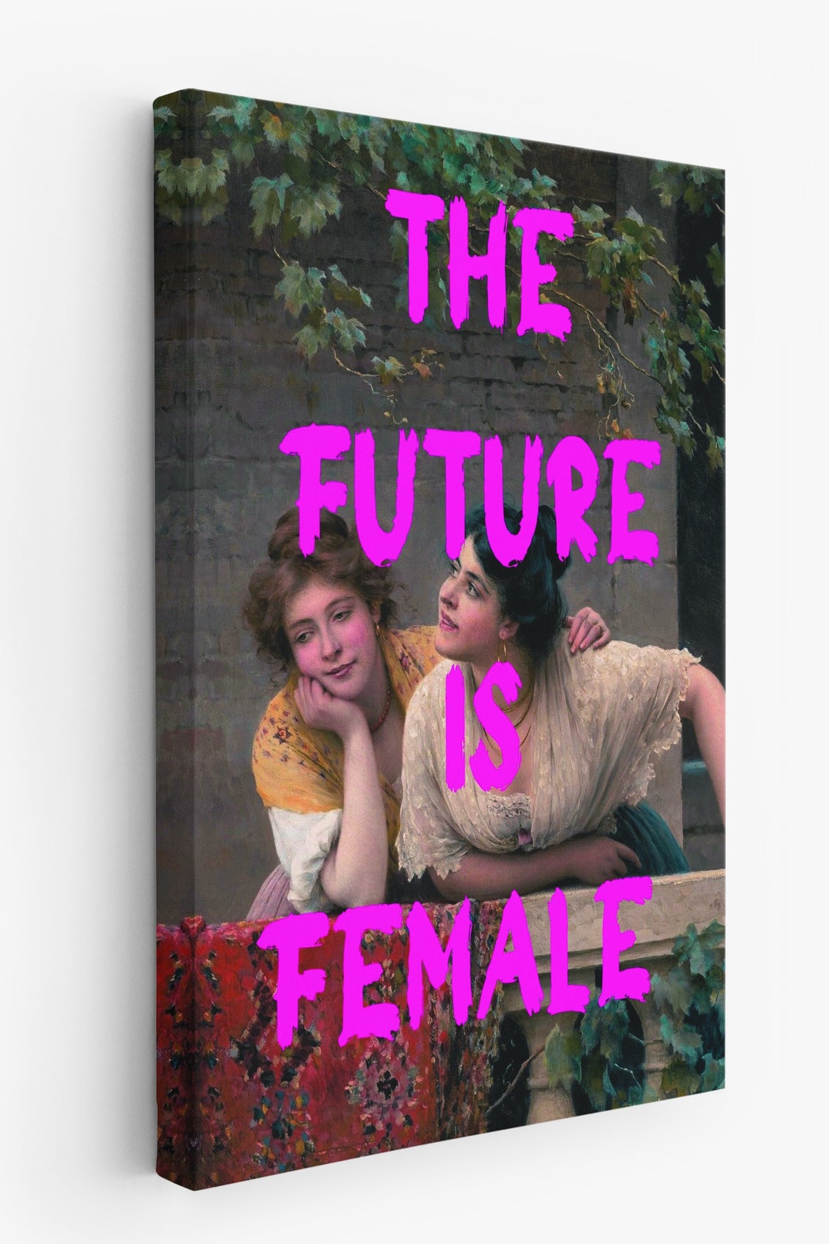 THE FUTURE IS FEMALE Alternatif Sanat Kanvas Tablo