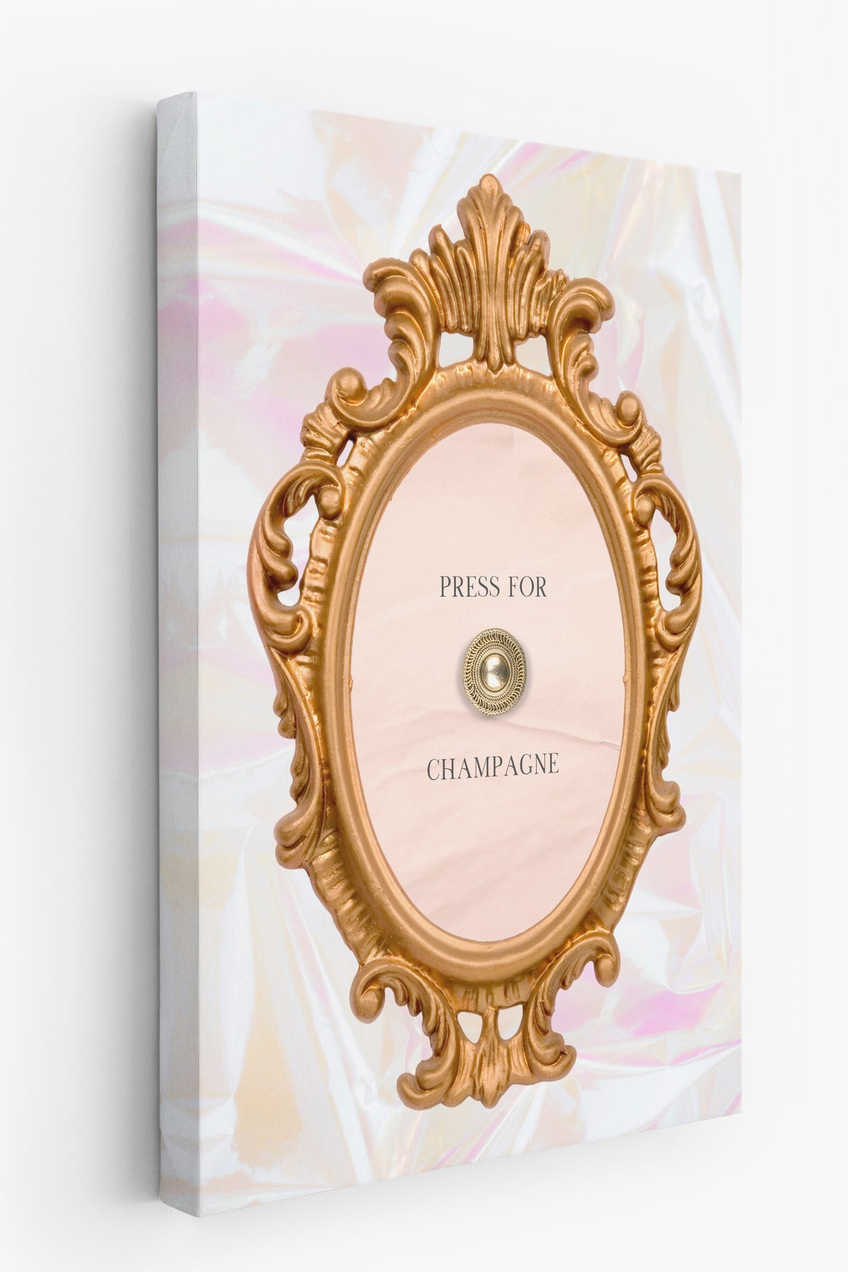 PRESS FOR CHAMPAGNE Alternatif Sanat Kanvas Tablo
