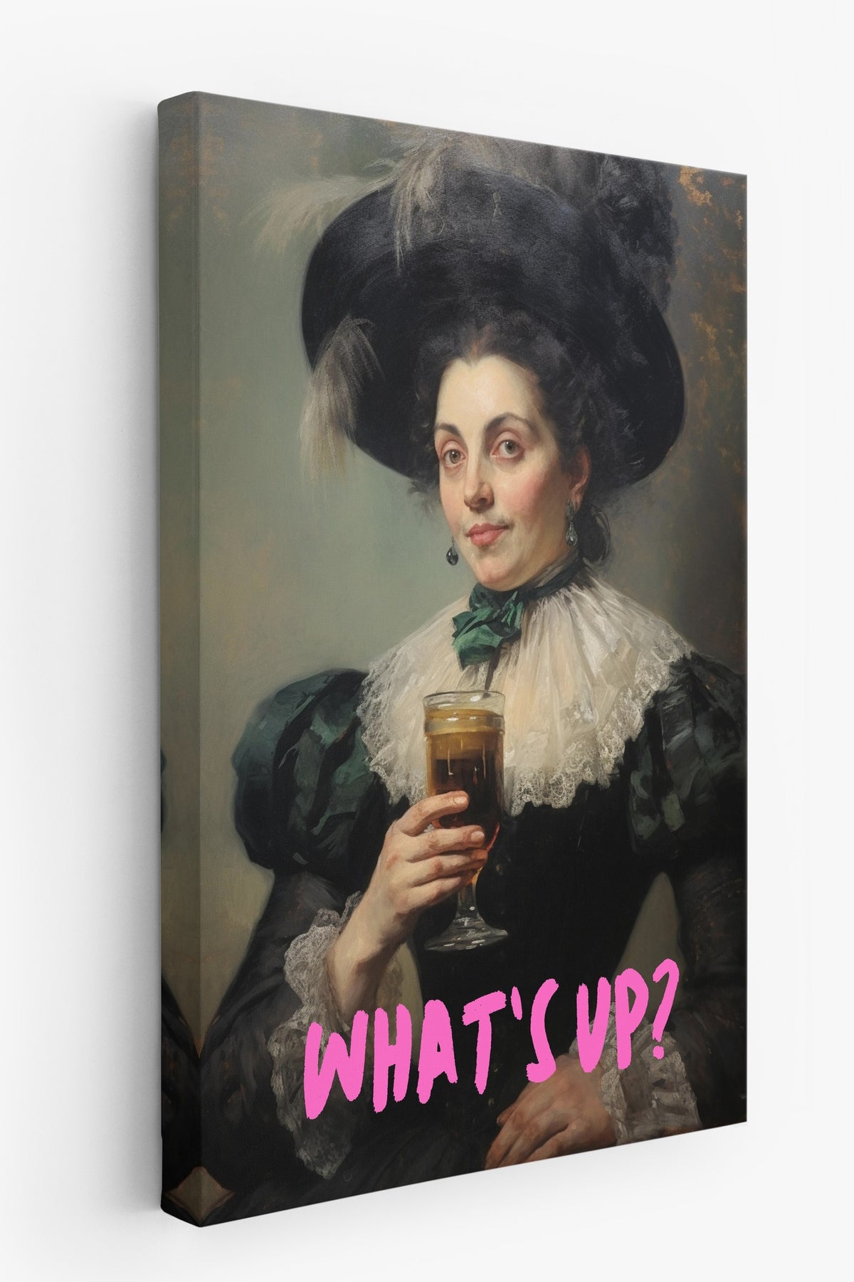 WHAT'S UP? Alternatif Sanat Kanvas Tablo