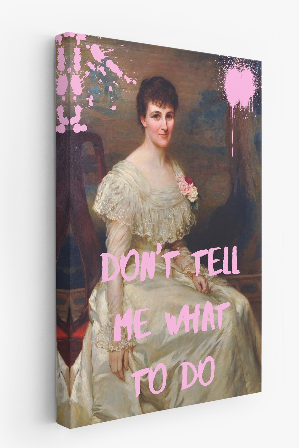DON'T TELL ME WHAT TO DO Alternatif Sanat Kanvas Tablo