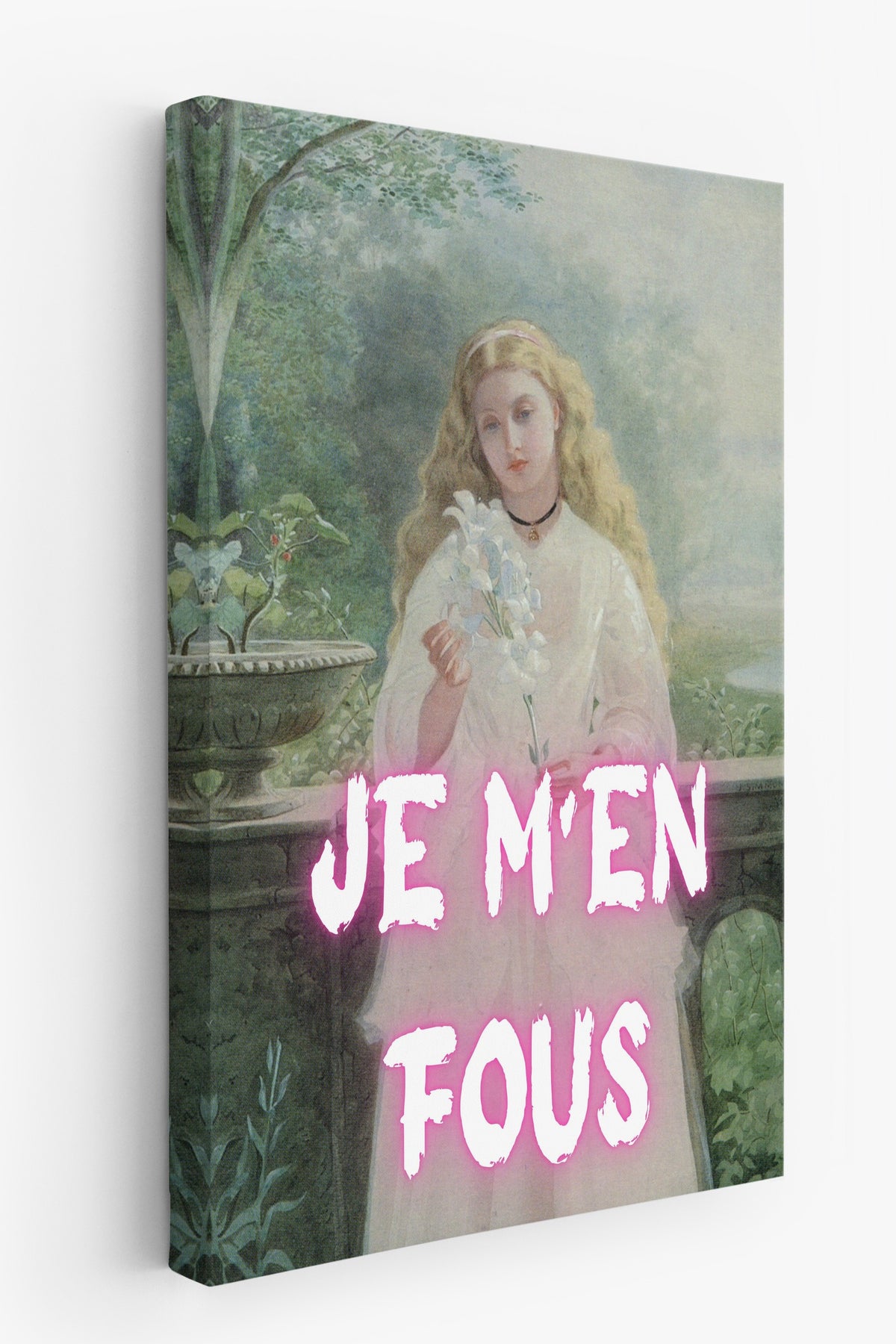JE M'EN FOUS Alternatif Sanat Kanvas Tablo