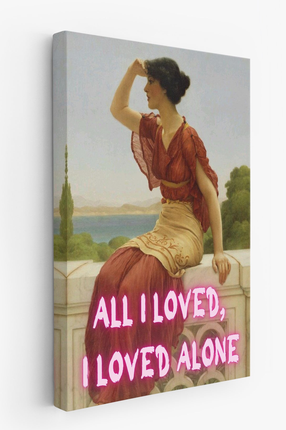 ALL I LOVED, I LOVED ALONE Alternatif Sanat Kanvas Tablo