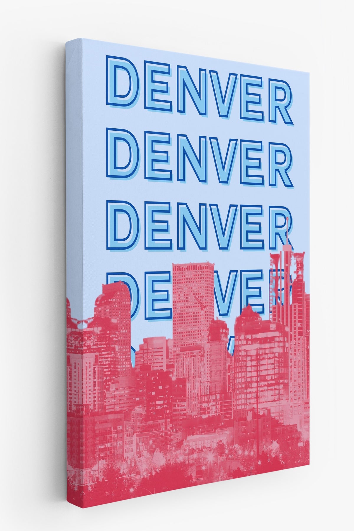 DENVER Şehirler ve Ülkeler Kanvas Tablo