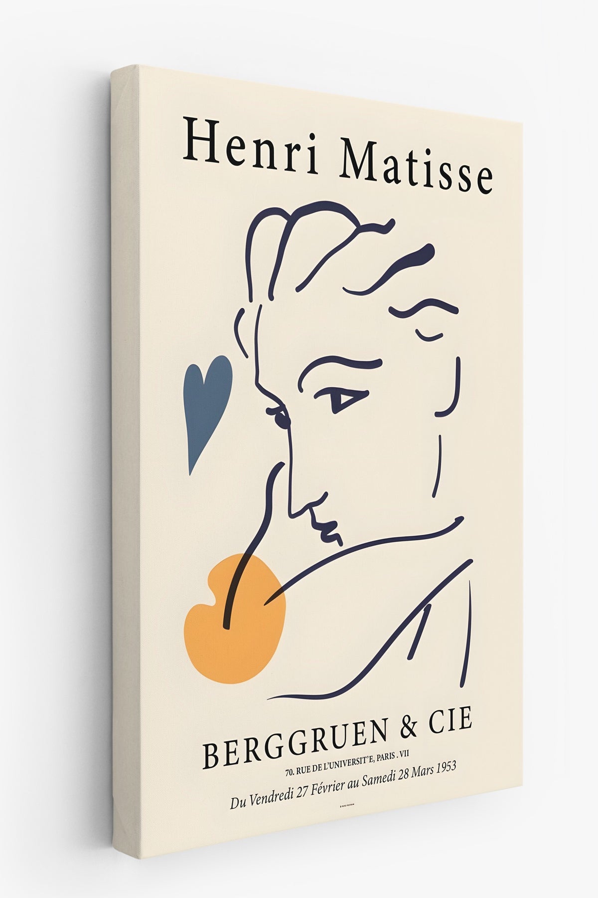 Henri Matisse İllüstrasyon Kanvas Tablo