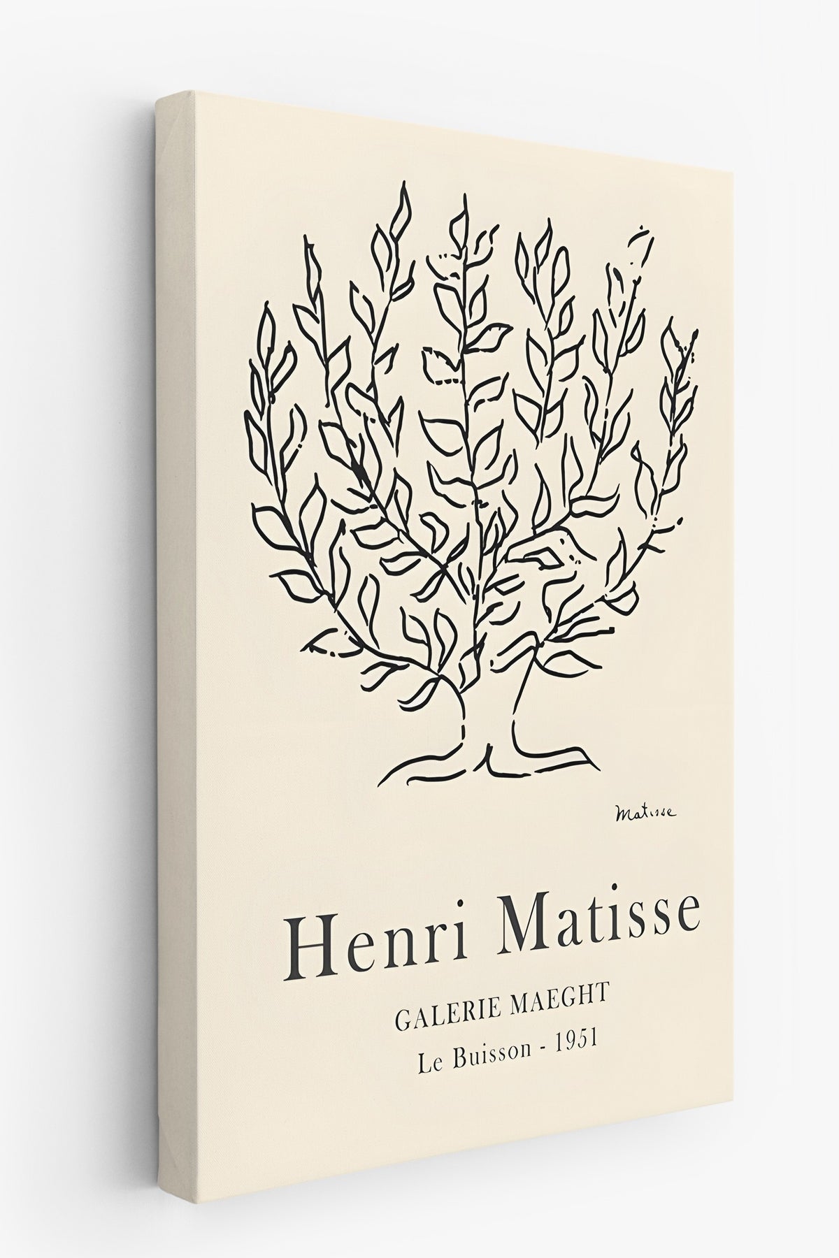 İllüstrasyon Çizim - Henri Matisse Pastel Kanvas Tablo — NO:105421