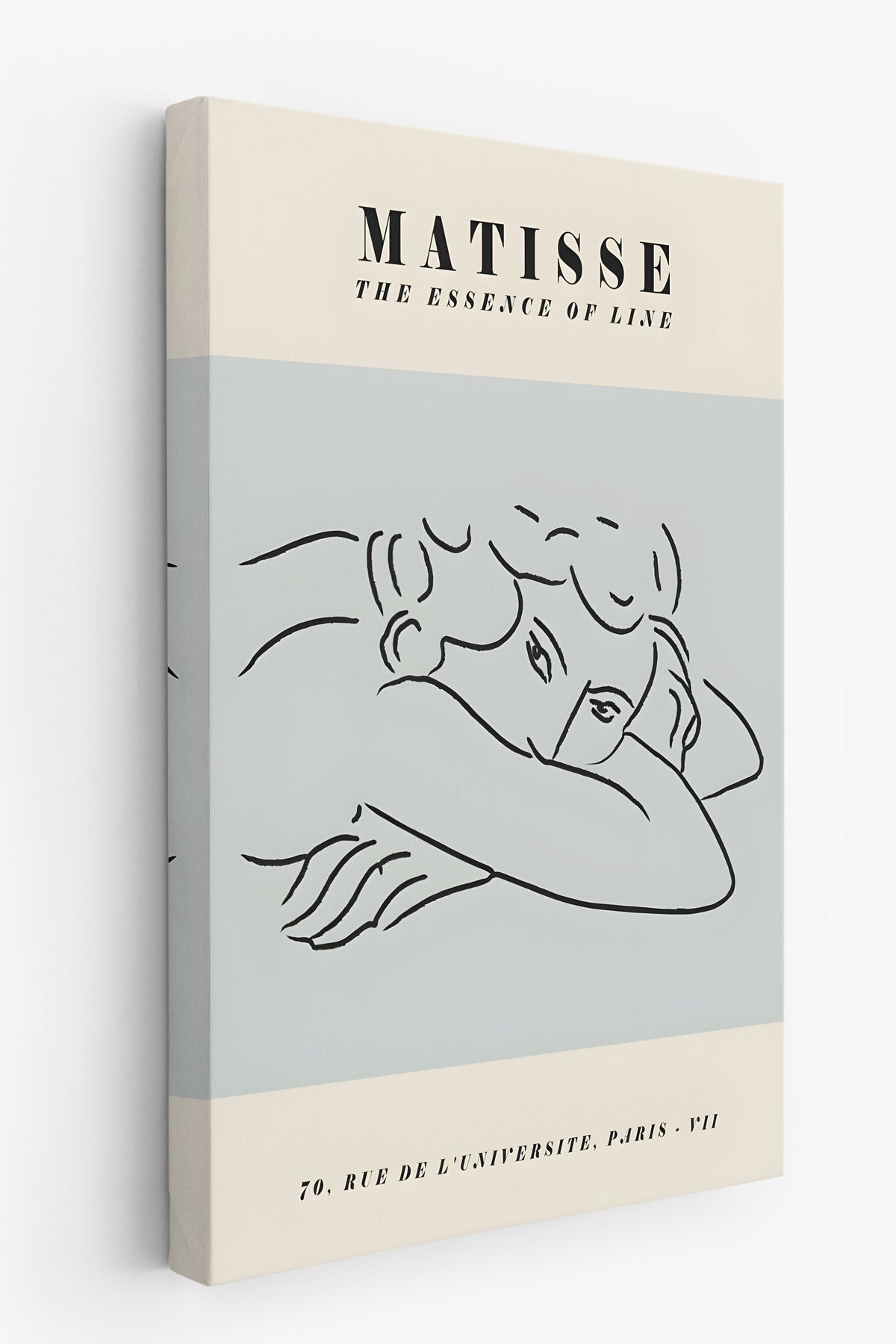 Farklı Tonlarda Matisse The Essence of Line İllüstrasyon Kanvas Tablo