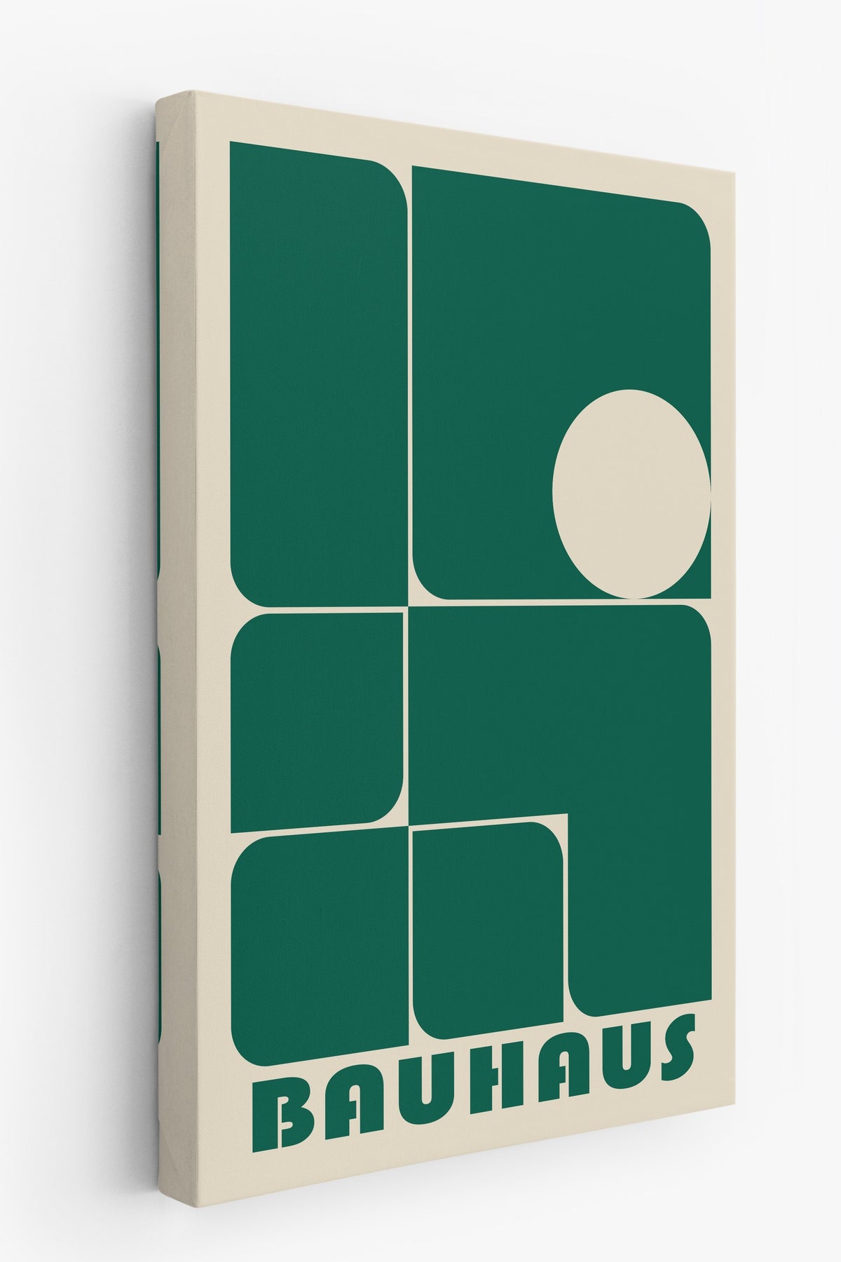 Soft Yeşil Duvar Bauhaus Kanvas Tablo — NO:105460