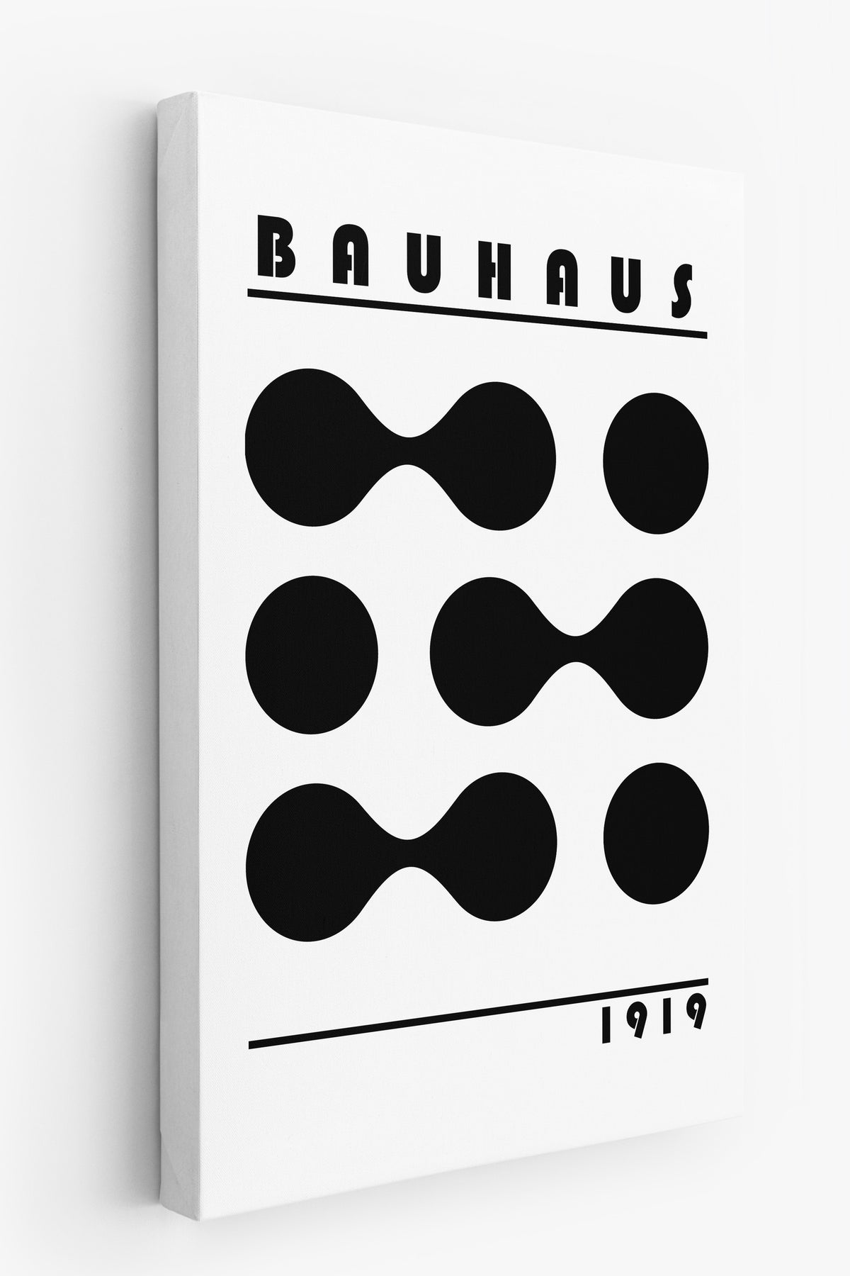 Farklı Tonlarda BAUHAUS 1919 Kanvas Tablo — NO:105546