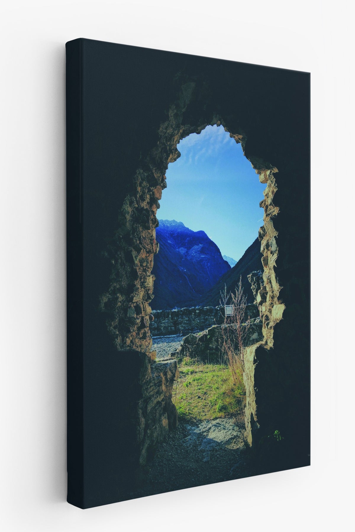 Kayalık Peyzaj Manzarası Fotoğraf Kanvas Tablo