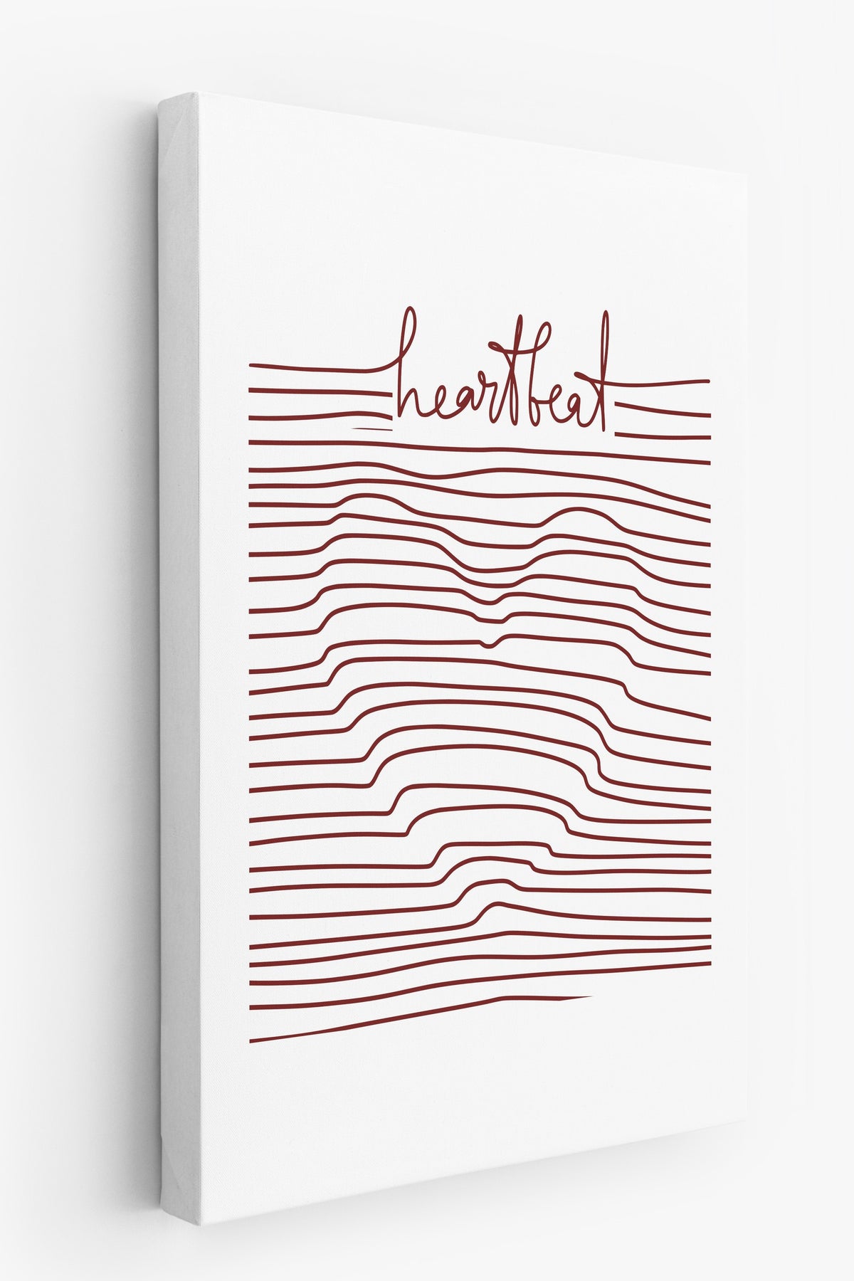 heartbeat Maximalist Kanvas Tablo