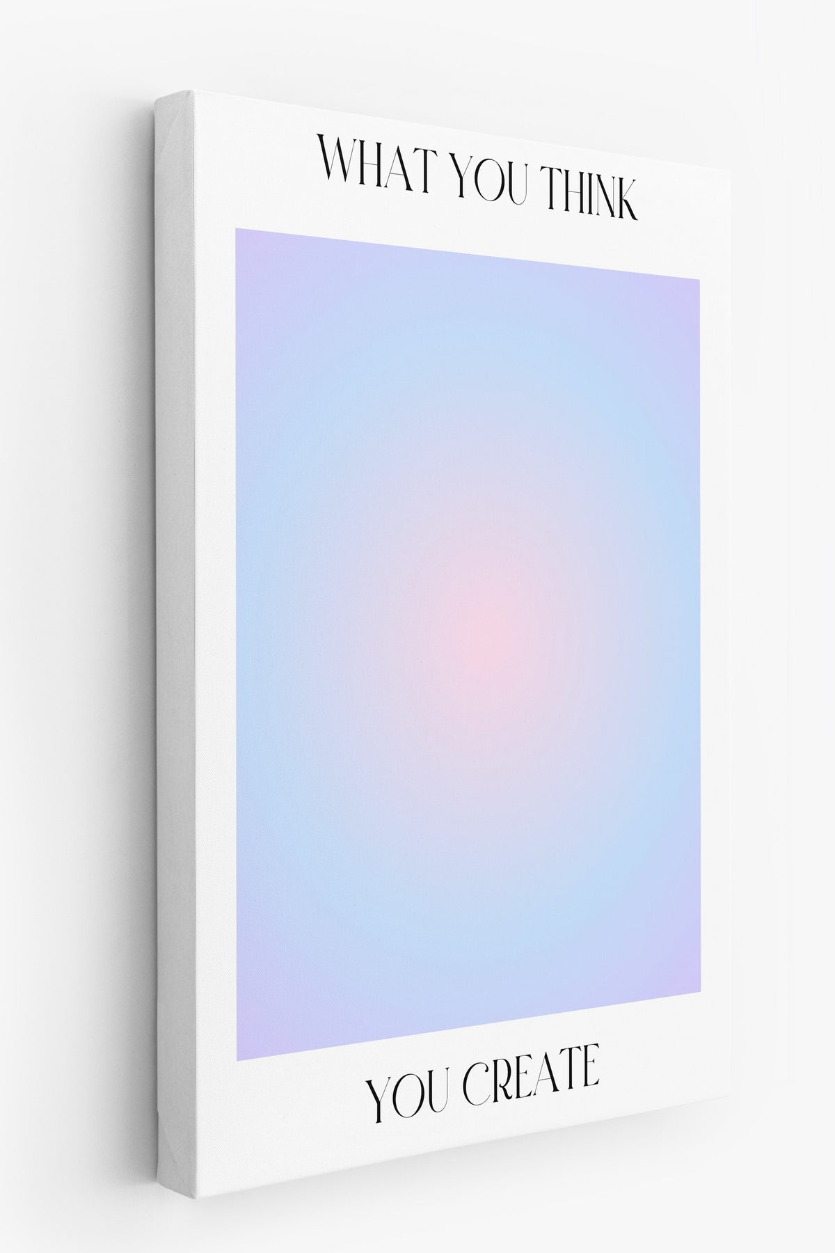 You Create - Mavi Aura Kanvas Tablo