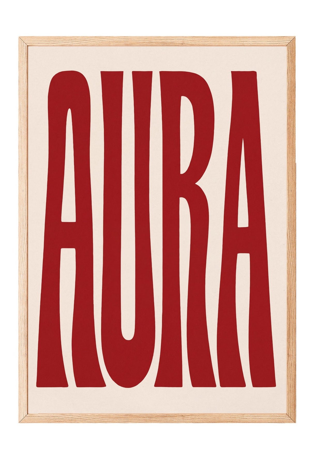 AURA Poster – Ahşap Çerçeveli Tablo