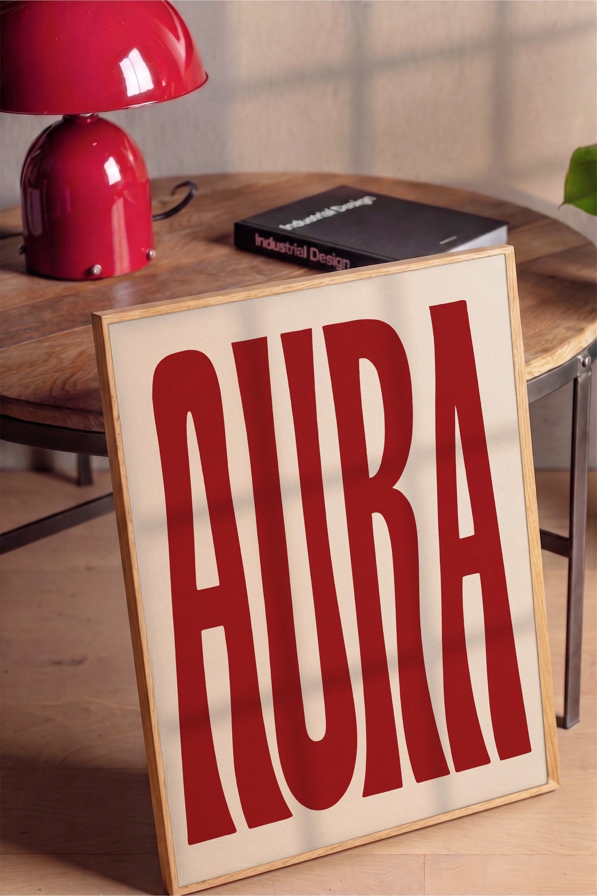 AURA Poster – Ahşap Çerçeveli Tablo