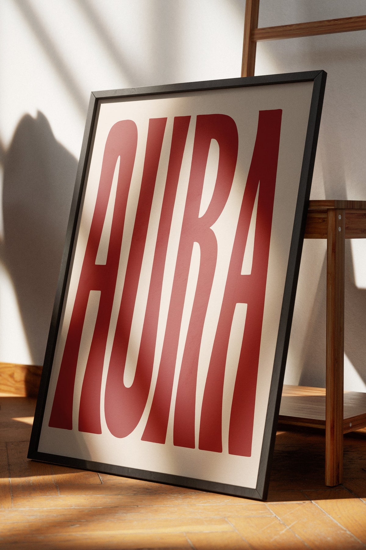AURA Poster – Siyah Çerçeveli Tablo