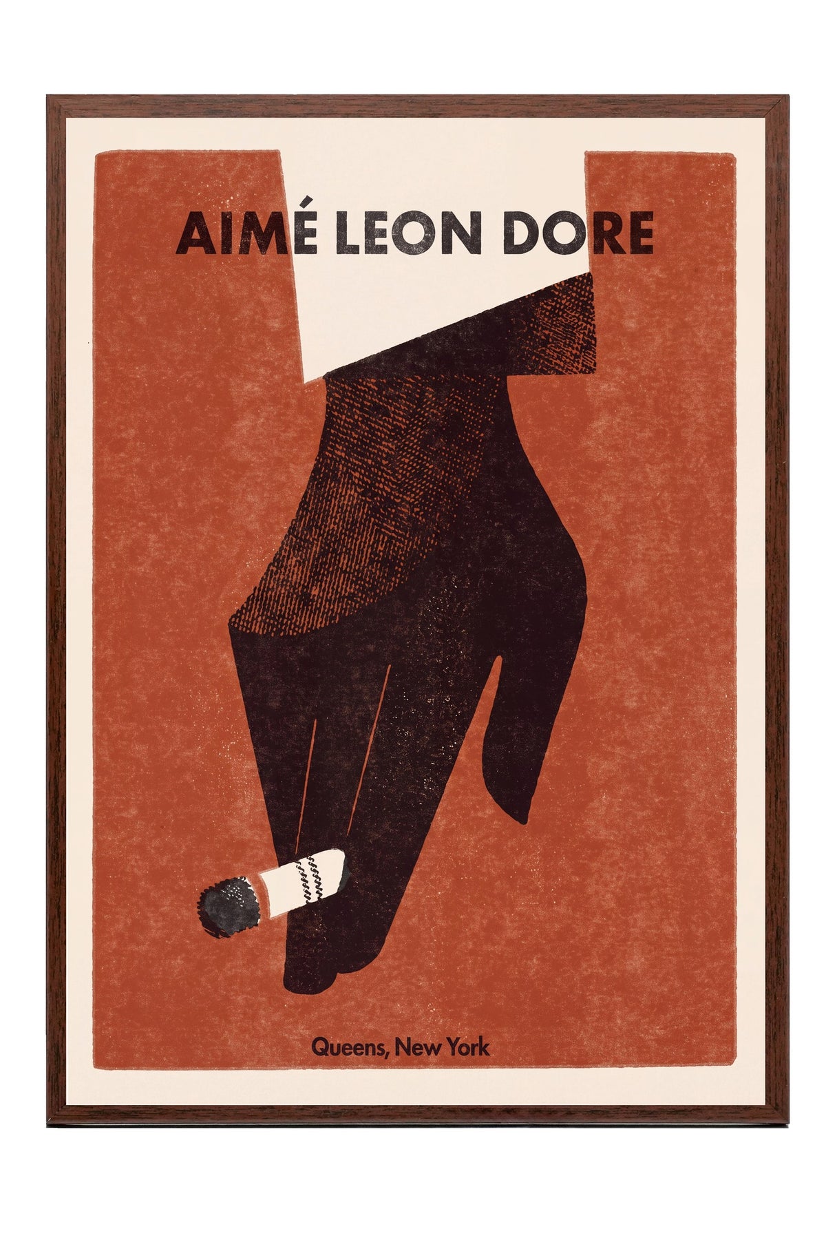 AIMÉ LEON DORE Poster – Kahverengi Çerçeveli Tablo